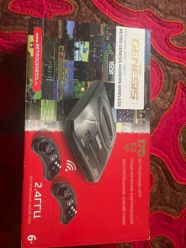 Игровая приставка retro genesis modern wireless с 2 без проводным at lalafo.kg Игровая приставка retro genesis modern wireless с 2 без проводным