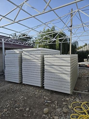 Толь: Сэндвич‑панели с утеплителем из пенополистирола (ППС) - Назначение at lalafo.kg — 1 Толь: Сэндвич‑панели с утеплителем из пенополистирола (ППС) - Назначение — 1