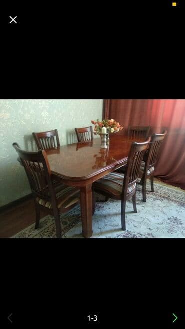 Стол для зала, Б/у, Не раскладной, Прямоугольный at lalafo.kg Стол для зала, Б/у, Не раскладной, Прямоугольный