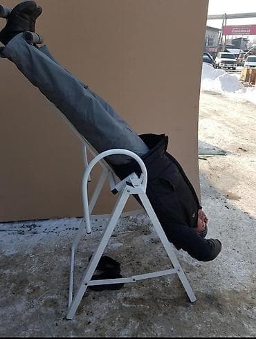 Инверсионный стол тренажёр для вытяжки позвоночника лечения грыжи at lalafo.kg Инверсионный стол тренажёр для вытяжки позвоночника лечения грыжи