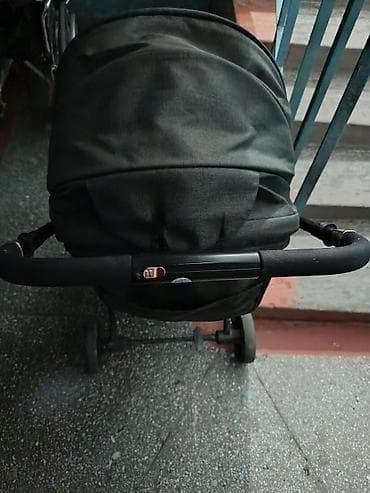 Коляска, Другой бренд, цвет - Черный, Б/у, Самовывоз at lalafo.kg Коляска, Другой бренд, цвет - Черный, Б/у, Самовывоз