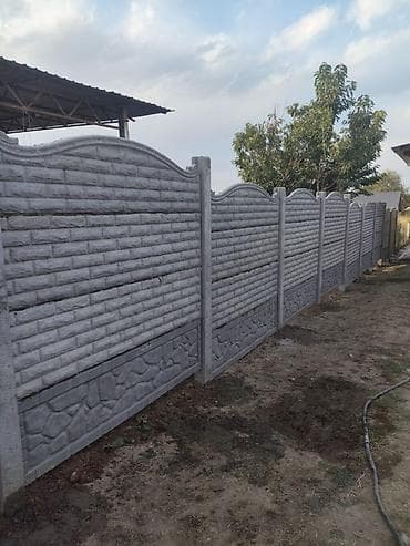 Кирпичные заборы: Декоративные железобетонные заборы (еврозабор) — изготовление и монтаж at lalafo.kg — 10 Кирпичные заборы: Декоративные железобетонные заборы (еврозабор) — изготовление и монтаж — 10