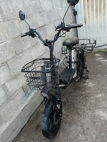 Электровеломопед с багажными платформами - Электрический привод на at lalafo.kg Электровеломопед с багажными платформами - Электрический привод на