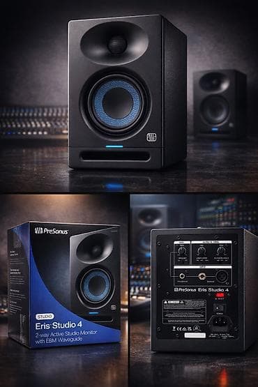 Новые PreSonus Eris Studio 4 ( Fender )— это 4,5-дюймовые активные at lalafo.kg Новые PreSonus Eris Studio 4 ( Fender )— это 4,5-дюймовые активные