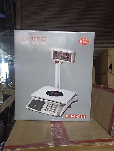 Торговые весы AOTE AT-888 - Электронные весы с расчетом стоимости at lalafo.kg Торговые весы AOTE AT-888 - Электронные весы с расчетом стоимости