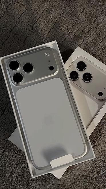 IPhone 17 Pro Max, Жаңы, Күмүш, Куту, 100 % lalafo.kg да IPhone 17 Pro Max, Жаңы, Күмүш, Куту, 100 %
