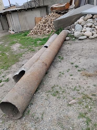Продам железную трубу: диаметр -300, длина -4.40, толщина -1см at lalafo.kg Продам железную трубу: диаметр -300, длина -4.40, толщина -1см