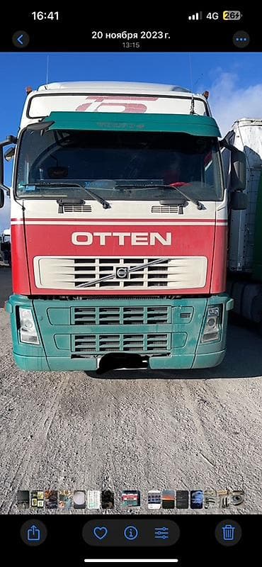 Тягач, Volvo, 2008 г., Тентованный at lalafo.kg Тягач, Volvo, 2008 г., Тентованный