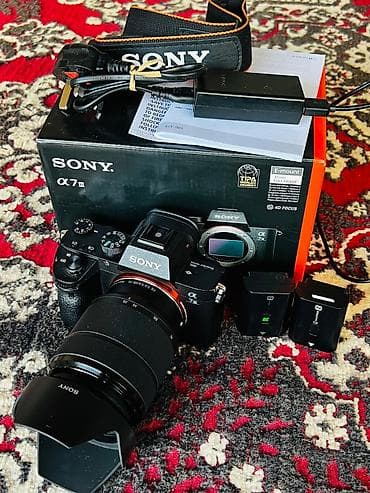 Беззеркальная полнокадровая камера Sony Alpha A7 III (ILCE‑7M3) с at lalafo.kg Беззеркальная полнокадровая камера Sony Alpha A7 III (ILCE‑7M3) с
