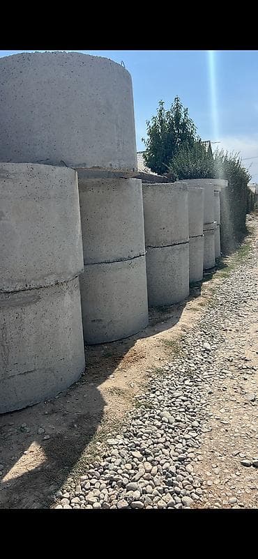 Железобетонное (ЖБИ) кольцо для септика Размер: 150 x 90 x 7 см, Платная установка, В розницу at lalafo.kg Железобетонное (ЖБИ) кольцо для септика Размер: 150 x 90 x 7 см, Платная установка, В розницу