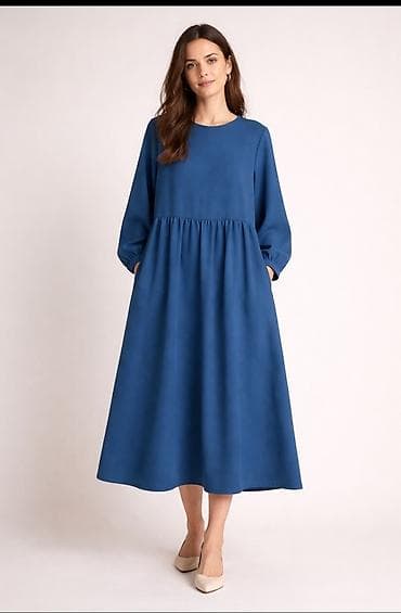 Повседневное платье, Турция, Длинная модель, Оверсайз, M at lalafo.kg Повседневное платье, Турция, Длинная модель, Оверсайз, M