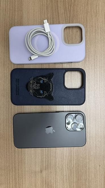 IPhone 14 Pro Max, 1 ТБ, Графит, Кабель, 82 % at lalafo.kg IPhone 14 Pro Max, 1 ТБ, Графит, Кабель, 82 %