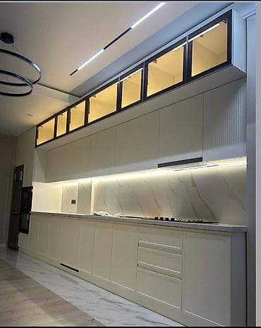 Кухонный гарнитур, цвет - Белый at lalafo.kg Кухонный гарнитур, цвет - Белый