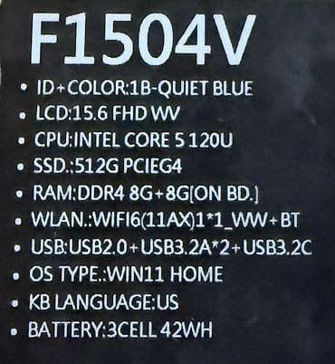 Saab: Ноутбук ASUS Для программирования, Intel Core i5, ОЗУ, RAM: 16 ГБ, ASUS VivoBook at lalafo.kg — 6 Saab: Ноутбук ASUS Для программирования, Intel Core i5, ОЗУ, RAM: 16 ГБ, ASUS VivoBook — 6