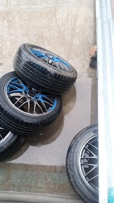 Колеса в сборе 215 / 55 / R 17, Лето, Комплект, Легковые, Литые, отверстий - 5 at lalafo.kg Колеса в сборе 215 / 55 / R 17, Лето, Комплект, Легковые, Литые, отверстий - 5