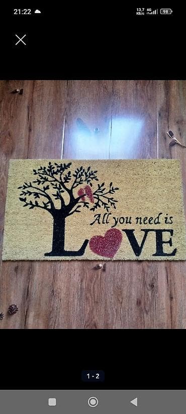 Килемдерди сатып алуу: Срочно продаю! Новый коврик для прихожей с кокосовой щетиной,на основе lalafo.kg да — 1 Килемдерди сатып алуу: Срочно продаю! Новый коврик для прихожей с кокосовой щетиной,на основе — 1