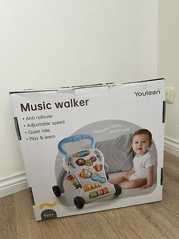 Музыкальная ходунки-каталка Youleen для малышей 9+ месяцев at lalafo.kg Музыкальная ходунки-каталка Youleen для малышей 9+ месяцев