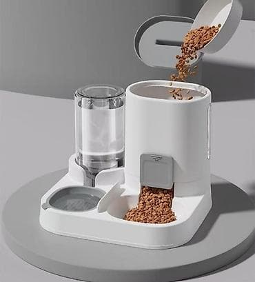 Автоматическая кормушка и поилка для домашних животных 2-в-1. - at lalafo.kg Автоматическая кормушка и поилка для домашних животных 2-в-1. -