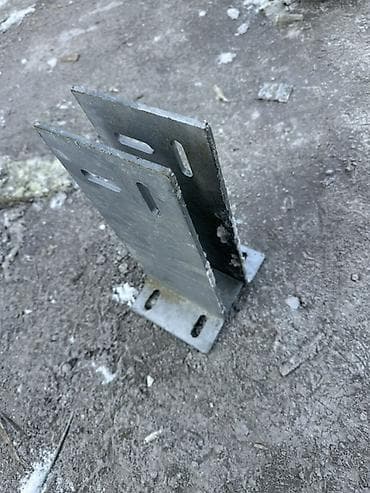 Фасад термо панелдери: Стальной кронштейн-опора U-образная для стоек/балок - Материал lalafo.kg да — 1 Фасад термо панелдери: Стальной кронштейн-опора U-образная для стоек/балок - Материал — 1