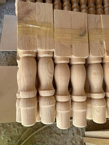 Готовая балясина, Материал: Дерево, Для тапчана at lalafo.kg Готовая балясина, Материал: Дерево, Для тапчана