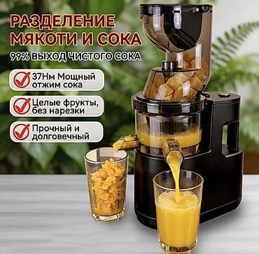 Вертикальная шнековая соковыжималка - Разделение мякоти и сока at lalafo.kg Вертикальная шнековая соковыжималка - Разделение мякоти и сока
