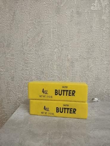 Набор декоративных брусков «BUTTER» (Salted) — стилизованные муляжи at lalafo.kg Набор декоративных брусков «BUTTER» (Salted) — стилизованные муляжи