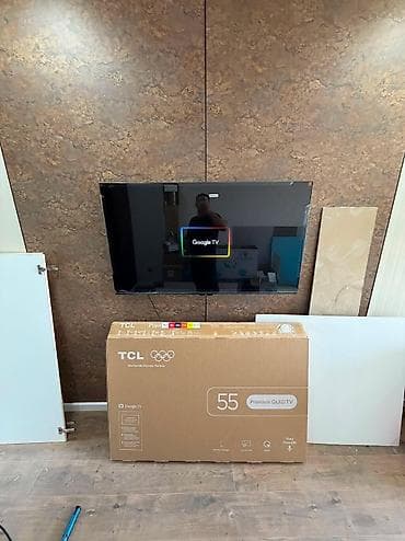 Телевизор TCL 55" Premium QLED TV с Google TV - Диагональ: 55 дюймов at lalafo.kg Телевизор TCL 55" Premium QLED TV с Google TV - Диагональ: 55 дюймов