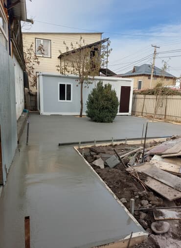 Бетонирование дворов, дорожек и площадок под ключ Профессиональное at lalafo.kg Бетонирование дворов, дорожек и площадок под ключ Профессиональное