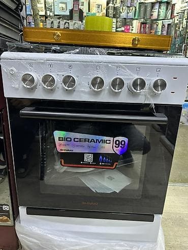 Газовая плита Shivaki с духовкой - Тип: напольная плита с газовой at lalafo.kg Газовая плита Shivaki с духовкой - Тип: напольная плита с газовой