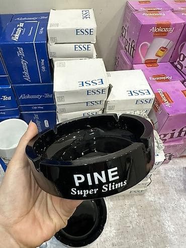 Пепельница PINE Super Slims + кружки Alokozay Tea (подарочные) at lalafo.kg Пепельница PINE Super Slims + кружки Alokozay Tea (подарочные)