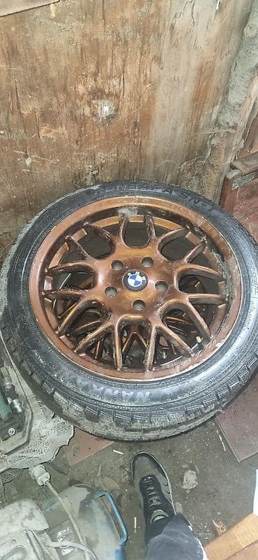 Колеса в сборе 225 / 45 / R 17, Зима, Б/у, Комплект, Легковые, Литые, отверстий - 5 at lalafo.kg Колеса в сборе 225 / 45 / R 17, Зима, Б/у, Комплект, Легковые, Литые, отверстий - 5