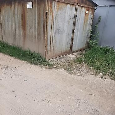 Металлический гараж (ракушка) с распашными воротами. - Материал at lalafo.kg Металлический гараж (ракушка) с распашными воротами. - Материал