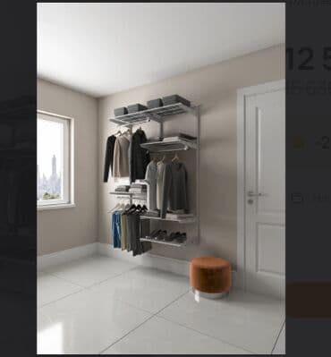 Гардеробная система ПРАКТИК Home Optima G120. Идеальное решение для at lalafo.kg Гардеробная система ПРАКТИК Home Optima G120. Идеальное решение для