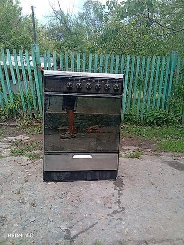 Газовая плита, полноразмерная, из нержавеющей стали. Основные at lalafo.kg Газовая плита, полноразмерная, из нержавеющей стали. Основные