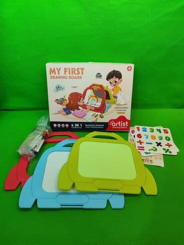 Доска для рисования к детскому развитию комплект🖼️ Комплектация at lalafo.kg Доска для рисования к детскому развитию комплект🖼️ Комплектация