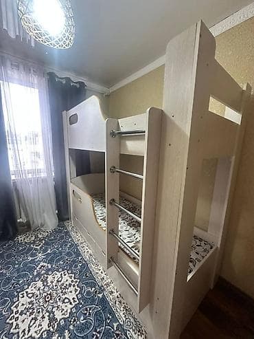 Унаа түрүндөгү керебеттер: Балдар үчүн эки ярустуу, ЛДСП lalafo.kg да — 1 Унаа түрүндөгү керебеттер: Балдар үчүн эки ярустуу, ЛДСП — 1