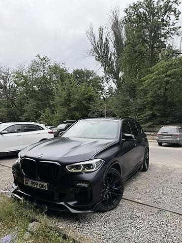 BMW X5 (G05) в чёрном матовом исполнении с М-пакетом и обвесом. Полный lalafo.kg да BMW X5 (G05) в чёрном матовом исполнении с М-пакетом и обвесом. Полный