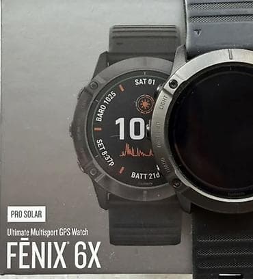 Garmin Fēnix 6X — мультиспортивные GPS-часы. Ключевые возможности: - at lalafo.kg Garmin Fēnix 6X — мультиспортивные GPS-часы. Ключевые возможности: -