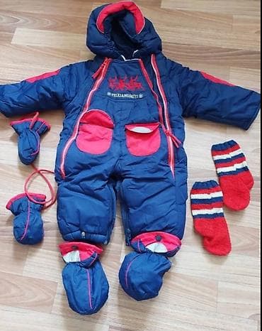 Детский тёплый комбинезон, б/у, 1100 сом, в очень хорошем состоянии at lalafo.kg Детский тёплый комбинезон, б/у, 1100 сом, в очень хорошем состоянии