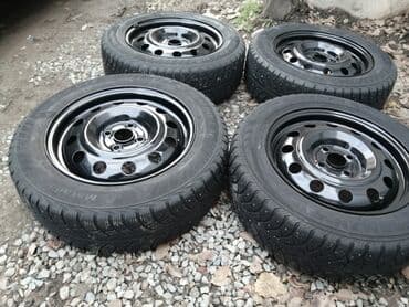 Дөңгөлөктөр монтажда 185 / 65 / R 15, Winter stud, Комплект, Жеңил унаалар, Темир, тешиктери - 4 lalafo.kg да Дөңгөлөктөр монтажда 185 / 65 / R 15, Winter stud, Комплект, Жеңил унаалар, Темир, тешиктери - 4