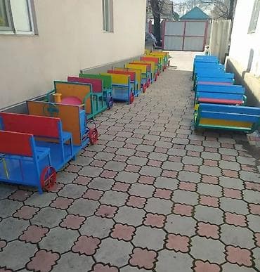 Балдар аянтчалары: Продаю детскую машинку и детский паравозик. Каркас весь из металла lalafo.kg да — 2 Балдар аянтчалары: Продаю детскую машинку и детский паравозик. Каркас весь из металла — 2