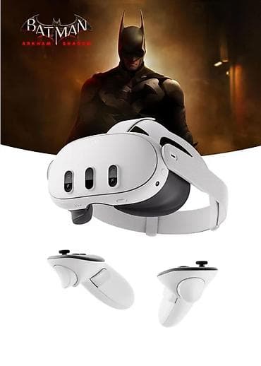 Meta Quest 3: 🎮 Meta Quest 3 (512 GB) + Batman Arkham Shadow – Погрузись в lalafo.kg да — 1 Meta Quest 3: 🎮 Meta Quest 3 (512 GB) + Batman Arkham Shadow – Погрузись в — 1