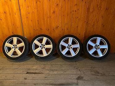 Дөңгөлөктөр монтажда 245 / 45 / R 18, All-season, Колдонулган, Комплект, Жеңил унаалар, Куйма, тешиктери - 5 lalafo.kg да Дөңгөлөктөр монтажда 245 / 45 / R 18, All-season, Колдонулган, Комплект, Жеңил унаалар, Куйма, тешиктери - 5