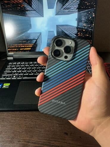 IPhone 15 Pro, Б/у, 256 ГБ, Серебристый, Чехол, 90 % at lalafo.kg IPhone 15 Pro, Б/у, 256 ГБ, Серебристый, Чехол, 90 %