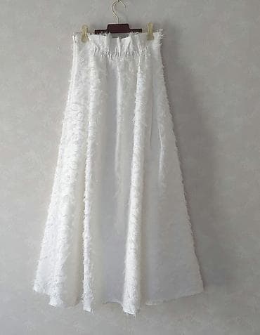 Юбка, Модель юбки: Трапеция, Макси, По талии at lalafo.kg Юбка, Модель юбки: Трапеция, Макси, По талии