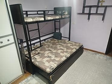 Двухъярусная кровать с металлическим каркасом - Прочный стальной at lalafo.kg Двухъярусная кровать с металлическим каркасом - Прочный стальной