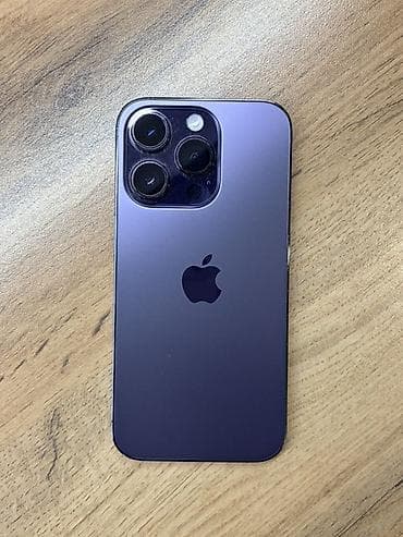 IPhone 14 Pro, Б/у, 128 ГБ, Deep Purple, 90 % at lalafo.kg IPhone 14 Pro, Б/у, 128 ГБ, Deep Purple, 90 %