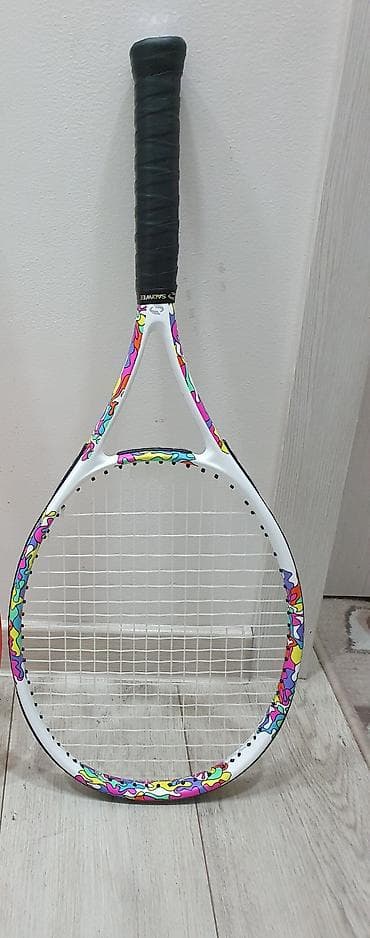 Теннисная ракетка Salwete
алюминиевая at lalafo.kg Теннисная ракетка Salwete
алюминиевая