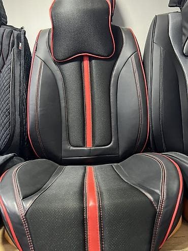 Чехлы Экокожа, С подушкой, цвет - Черный, Новый, Самовывоз at lalafo.kg — 1 Чехлы Экокожа, С подушкой, цвет - Черный, Новый, Самовывоз — 1