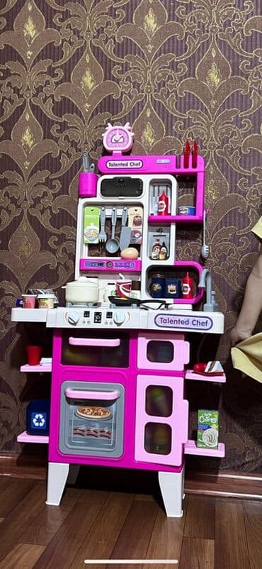 Детская игровая кухня Talented Chef Яркий многофункциональный игровой at lalafo.kg Детская игровая кухня Talented Chef Яркий многофункциональный игровой